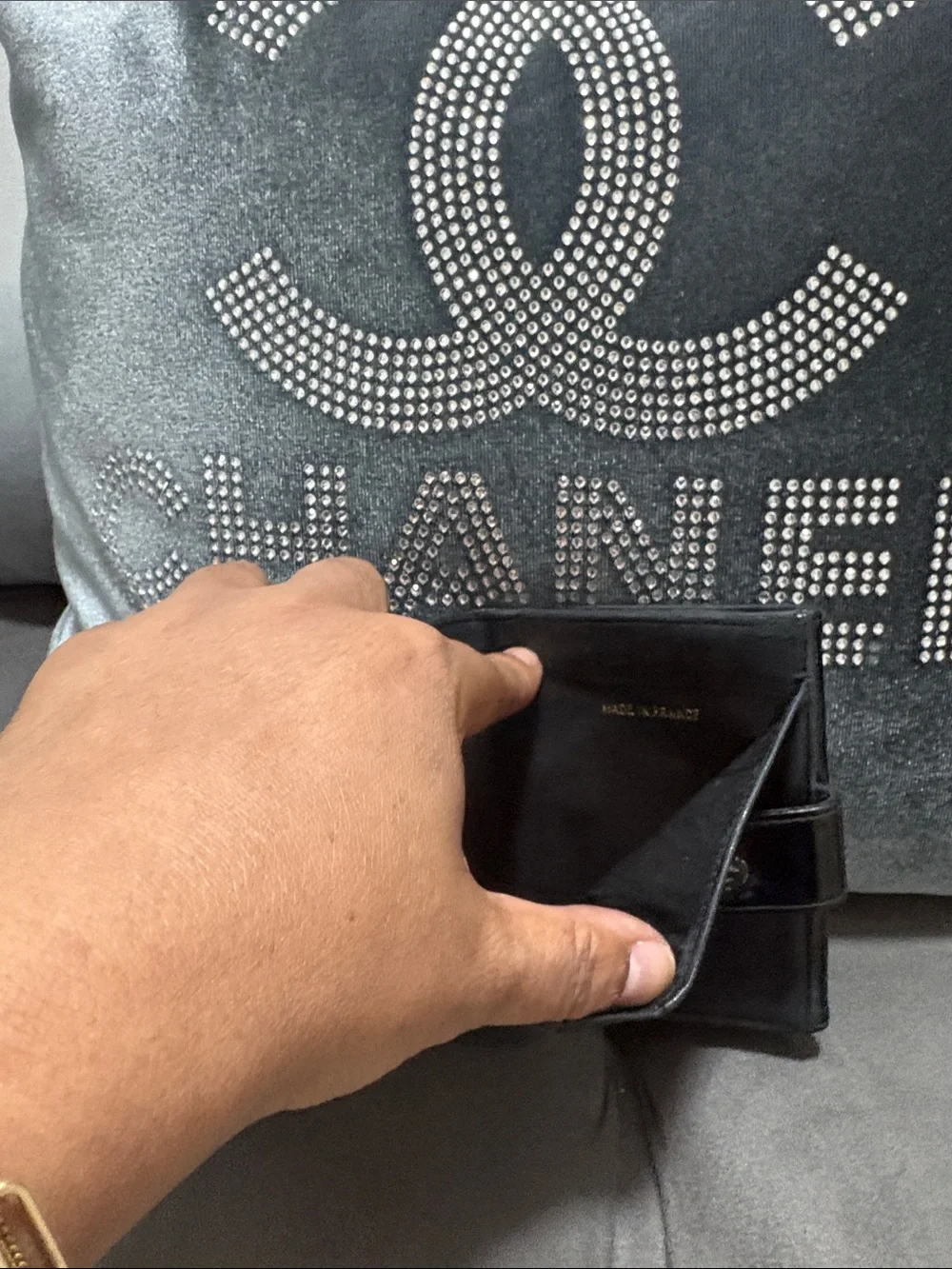 Black Caviar Chanel wallet